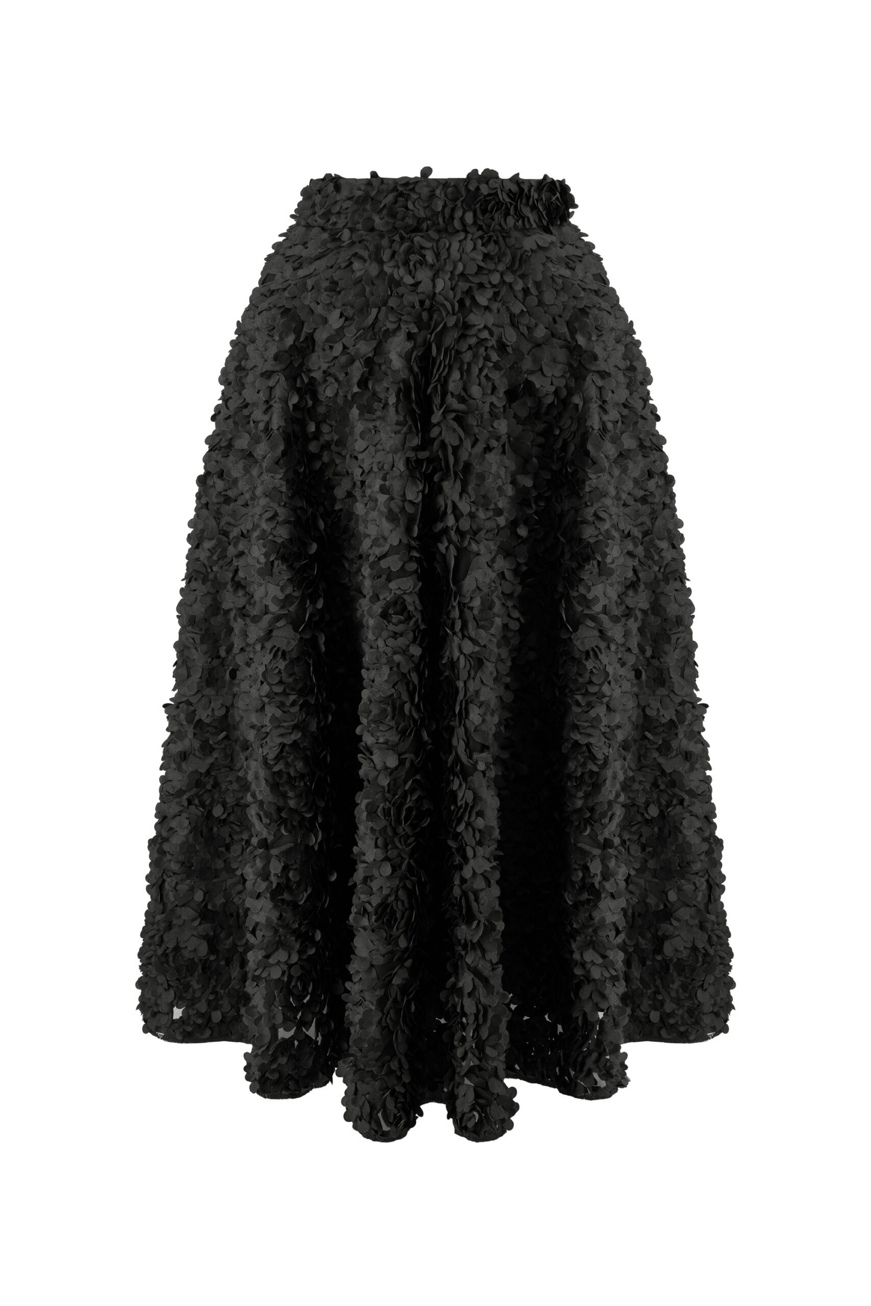 spódnica w kwiaty 3D